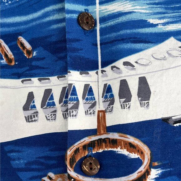 WWII Pearl Harbor USS Arizona Memorial Hawaiian shirt - Picture 4 of 5